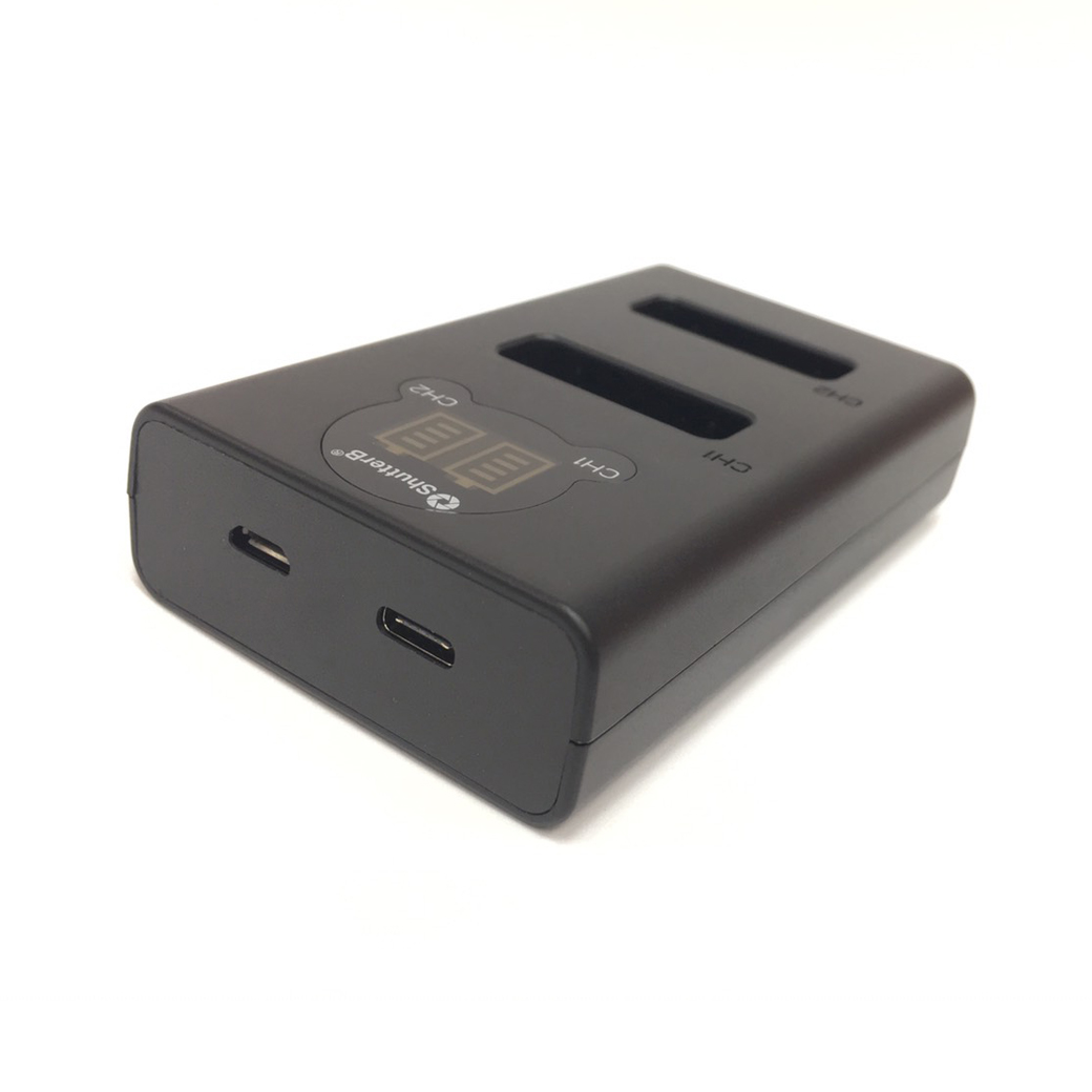 Shutter B Dual Charger NB-13L for Canon